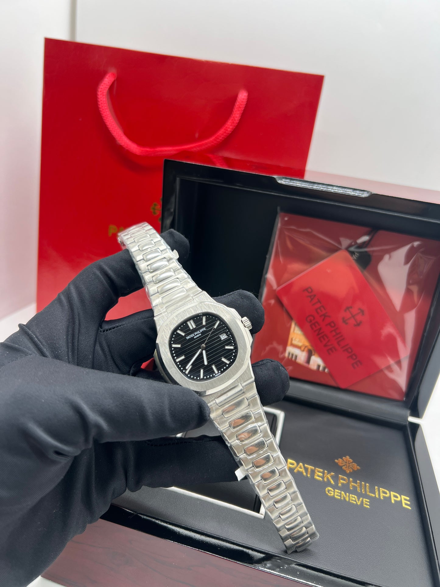 Patek Philippe Nautilus Self-Winding 41mm Black Dial