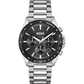 STRIKE BLACK-DIAL CHRONOGRAPH WATCH WITH H-LINK BRACELET