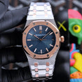 Audemars Piguet Royal Oak Stainless Steel / Two-Tone Blue Dia