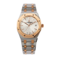Audemars Piguet Royal Oak  Stainless Steel Two-Tone White Dial
