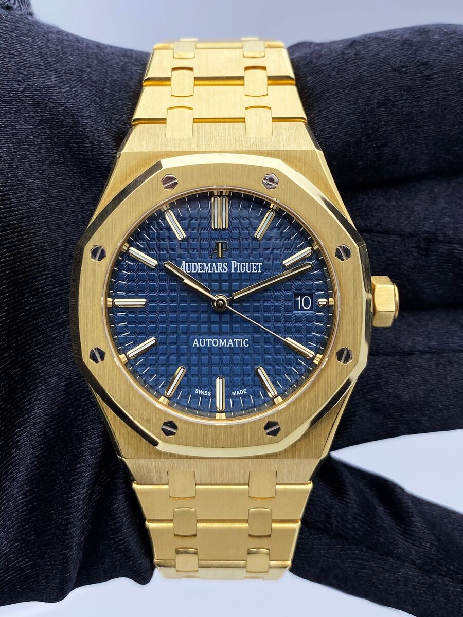 Audemars Piguet Royal  Stainless Steel / Gold Blue Dial