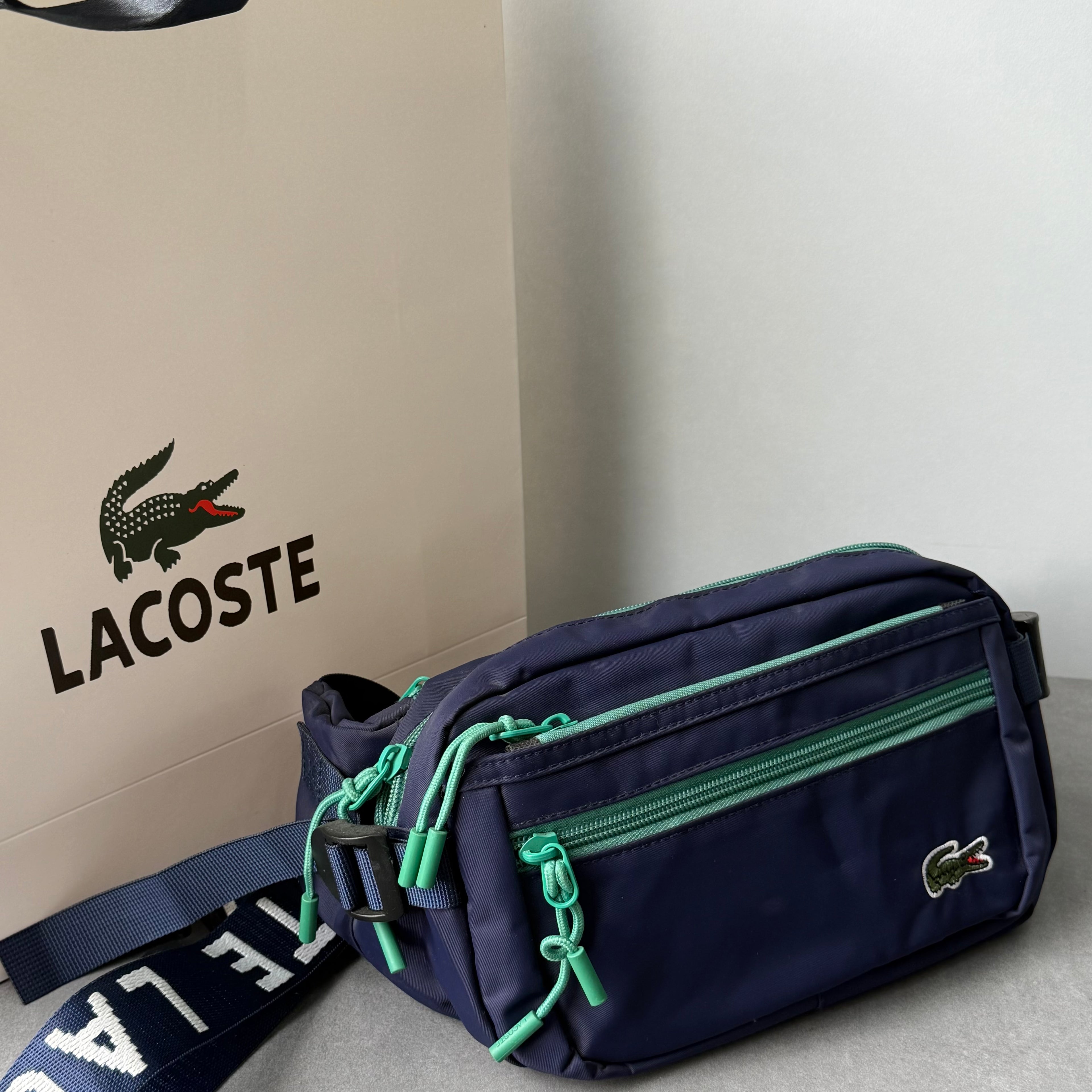 Lacoste banana bag