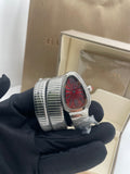 Bvlgari Serpenti Watch 35mm Sliver Red Dial