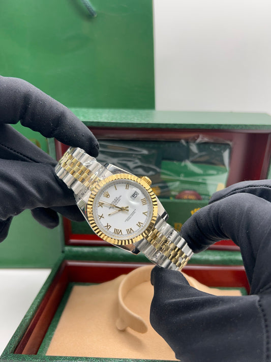 Rolex Datejust White Roman