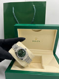Rolex Datejust 36 Domed Bezel Mint Green Index Dial