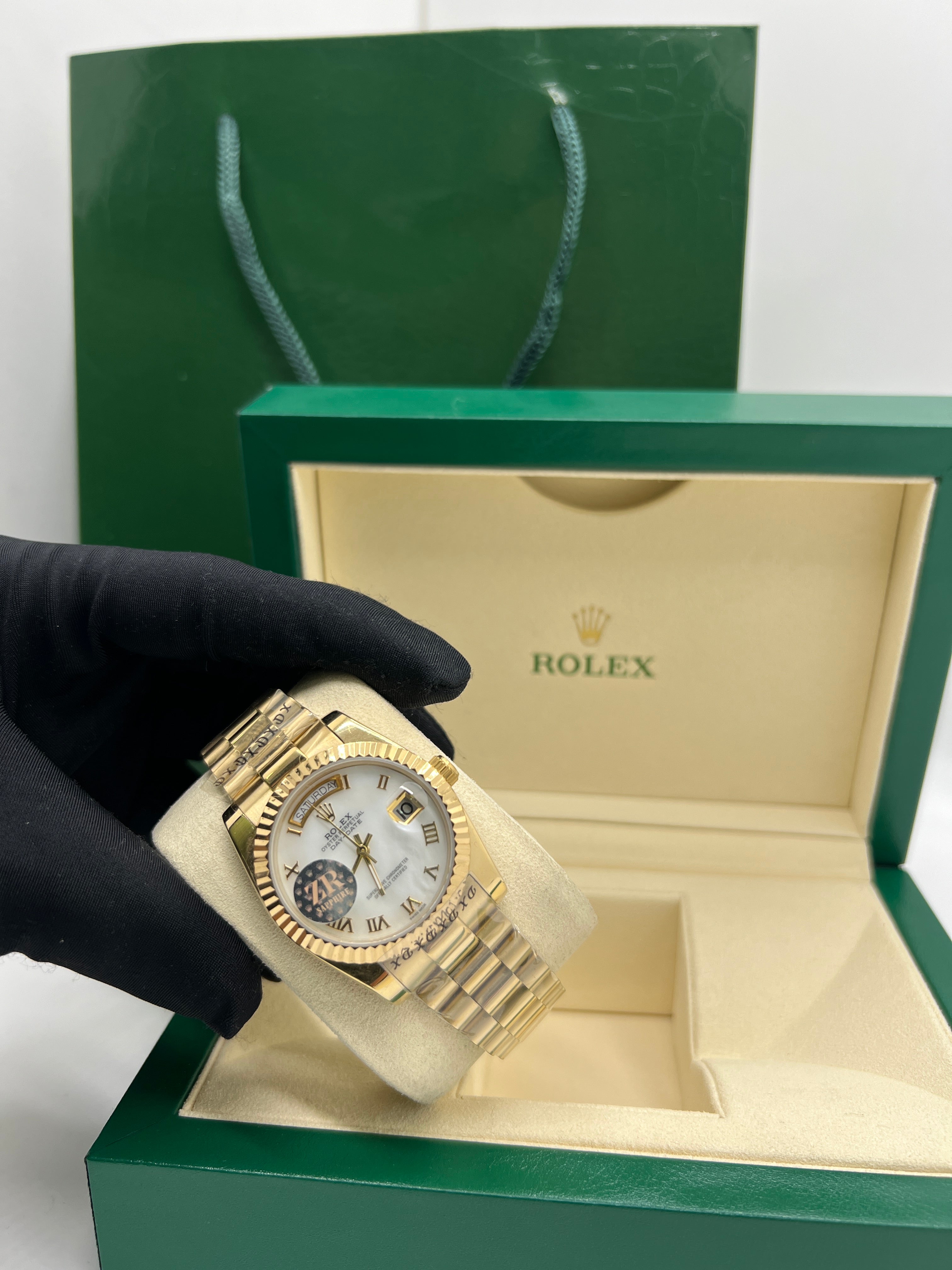 Rolex Day-Date-Yellow Gold Mens Watch