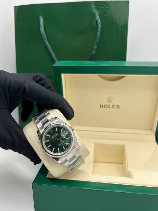 Rolex Datejust Oyster Green Dial