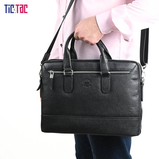 West Polo Genuine Leather Laptop Bag