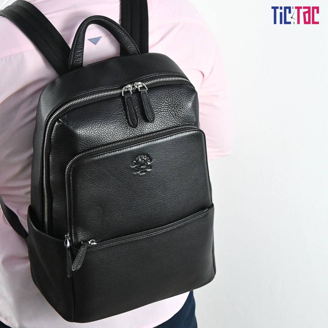 West Polo Genuine Leather Backpack