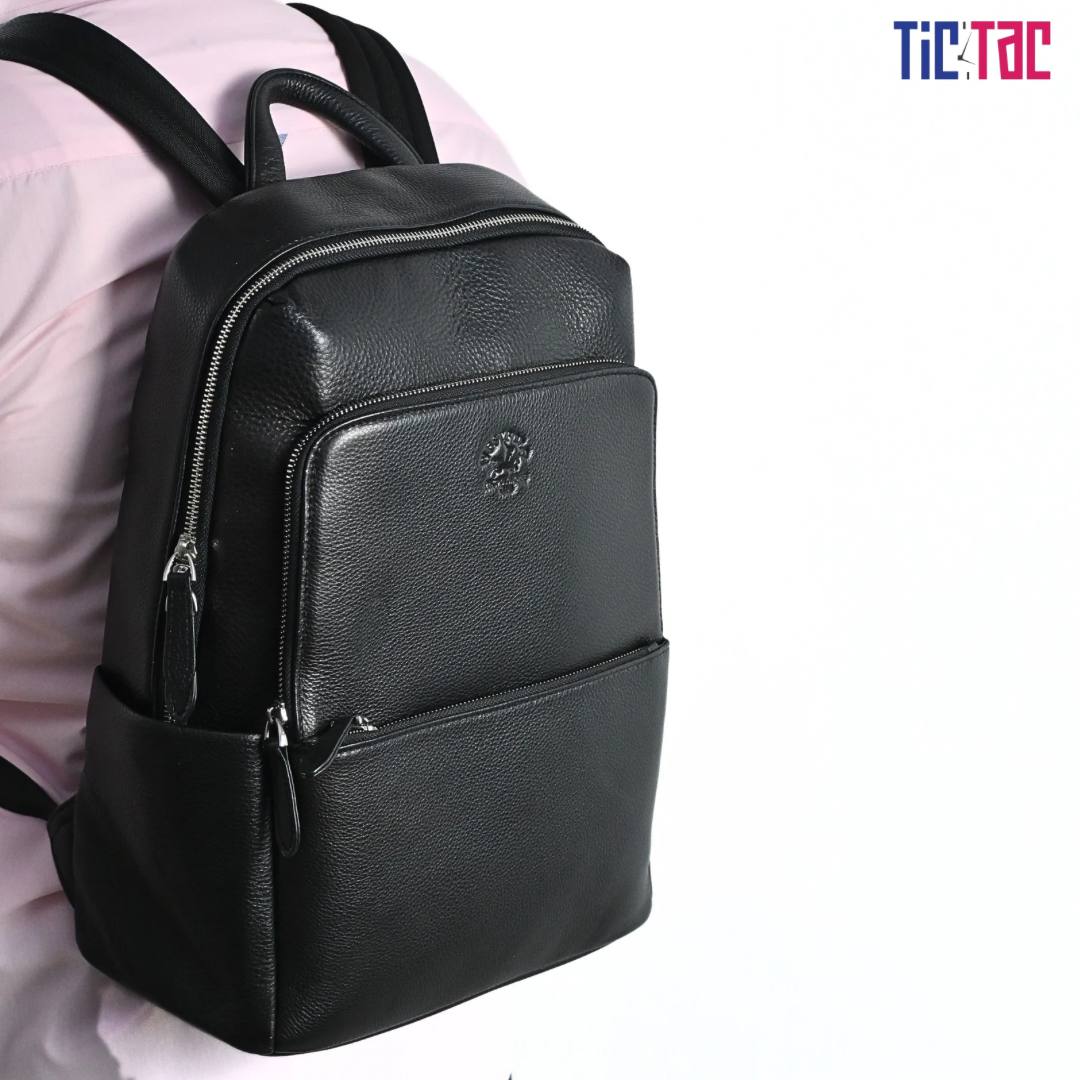 West Polo Genuine Leather Backpack